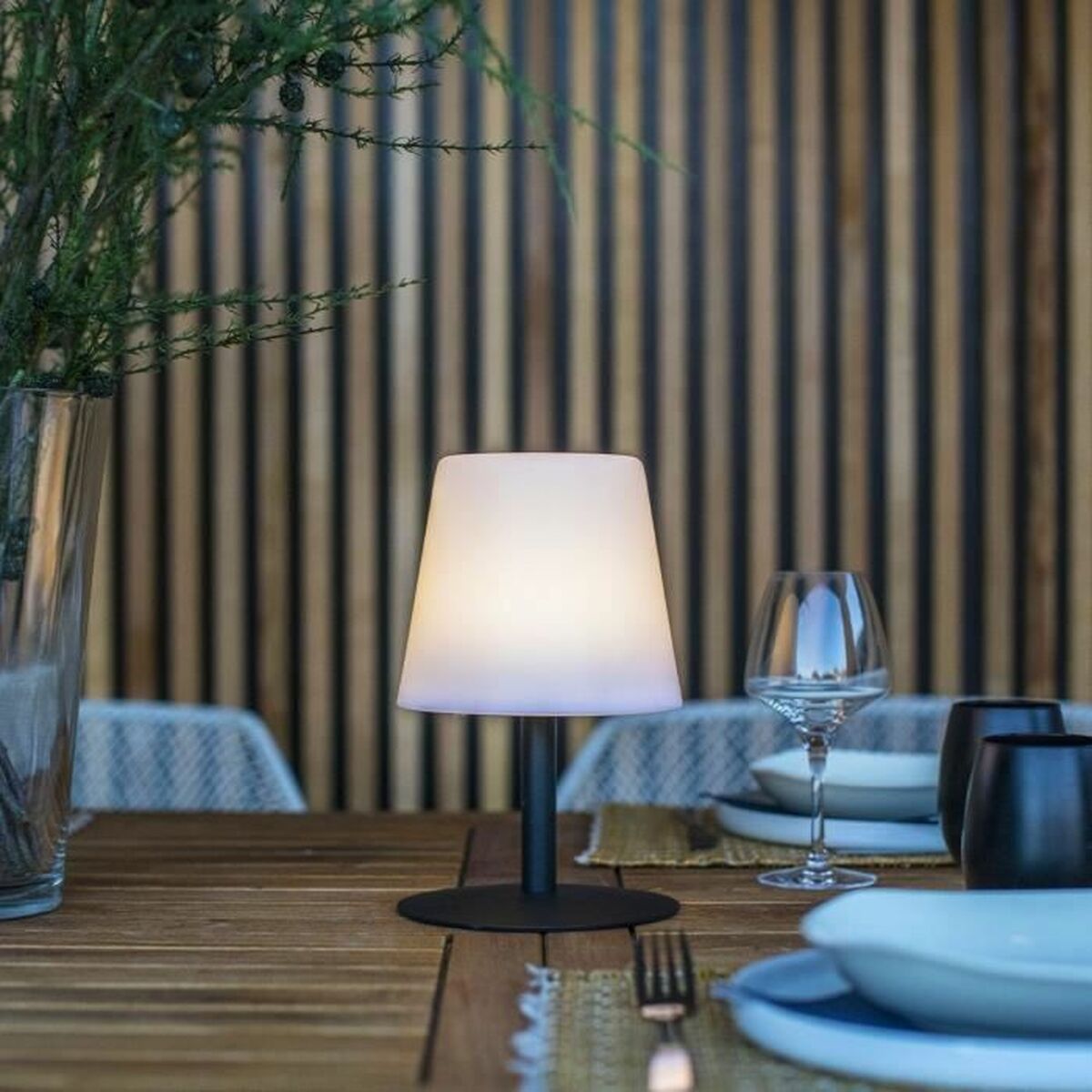 LED lampa Lumisky Standy Mini Dark Melns